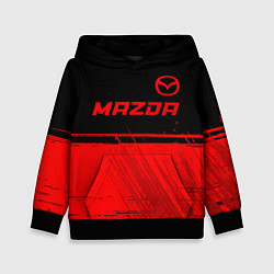 Детская толстовка Mazda - red gradient посередине