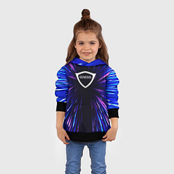 Толстовка-худи детская Genesis neon energy, цвет: 3D-черный — фото 2