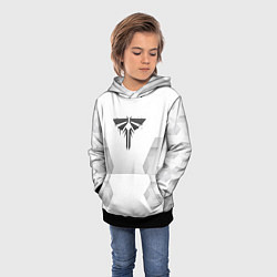 Толстовка-худи детская The Last Of Us white poly, цвет: 3D-черный — фото 2
