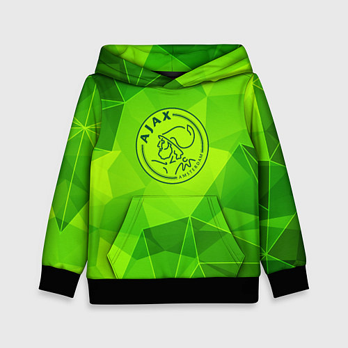 Детская толстовка Ajax green poly / 3D-Черный – фото 1