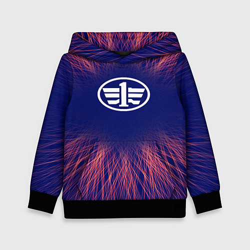 Детская толстовка FAW red energy / 3D-Черный – фото 1