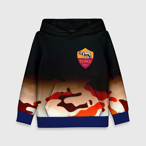 Детская толстовка Roma камуфляжный стиль / 3D-Синий – фото 1