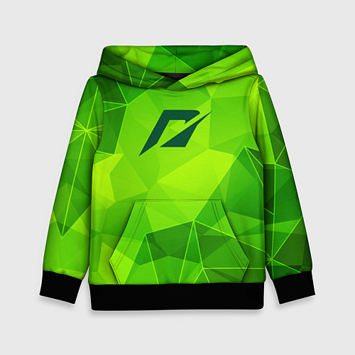 Детская толстовка Need for Speed green poly / 3D-Черный – фото 1