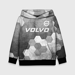 Толстовка-худи детская Volvo - grey gradient посередине, цвет: 3D-черный