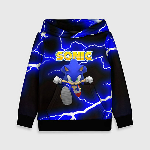 Детская толстовка Sonic storm electro / 3D-Черный – фото 1