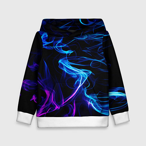 Детская толстовка Color blue pink / 3D-Белый – фото 1