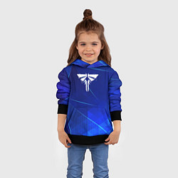 Толстовка-худи детская The Last Of Us blue poly, цвет: 3D-черный — фото 2