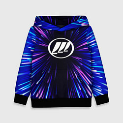 Толстовка-худи детская Lifan neon energy, цвет: 3D-черный