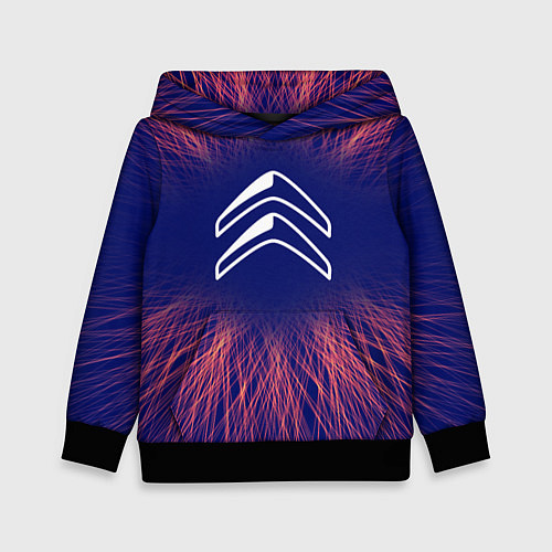 Детская толстовка Citroen red energy / 3D-Черный – фото 1