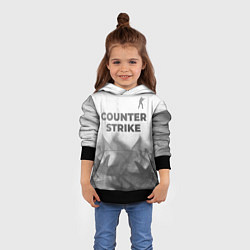 Толстовка-худи детская Counter Strike - white gradient посередине, цвет: 3D-черный — фото 2