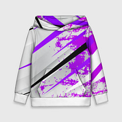 Детская толстовка Color white light pink