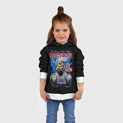 Толстовка-худи детская Powerslave Iron Maiden - мумия, цвет: 3D-белый — фото 2