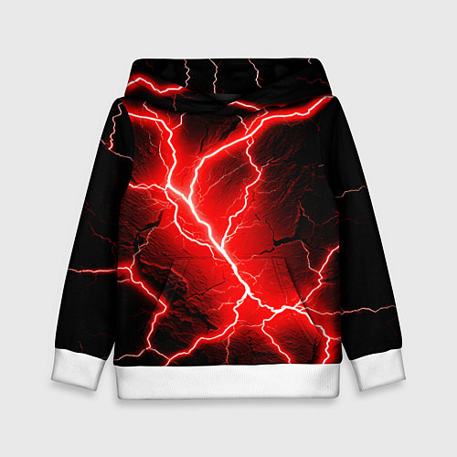 Детская толстовка Lightning / 3D-Белый – фото 1