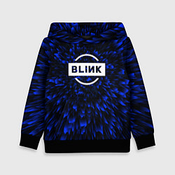 Толстовка-худи детская Blackpink blue energy, цвет: 3D-черный