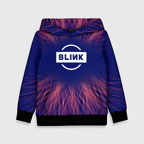 Детская толстовка Blackpink red energy / 3D-Черный – фото 1