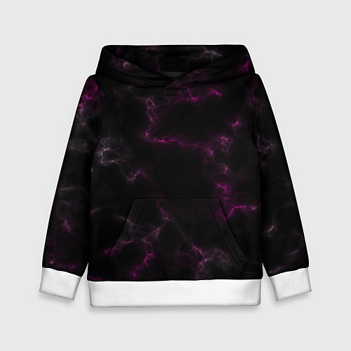 Детская толстовка Black pink / 3D-Белый – фото 1