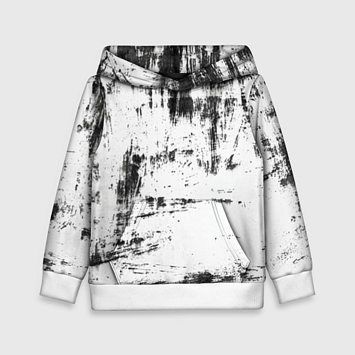 Детская толстовка Color black and white / 3D-Белый – фото 1