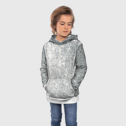 Толстовка-худи детская Серебро, цвет: 3D-белый — фото 2