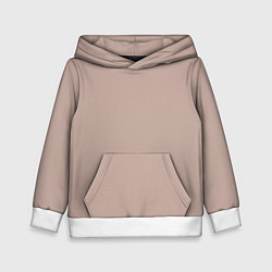 Толстовка-худи детская Светлый оттенок цвета года 2025 от Пантон, цвет: 3D-белый