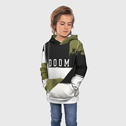 Толстовка-худи детская Doom The Dark Ages, цвет: 3D-белый — фото 2