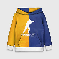 Толстовка-худи детская Cs 2, цвет: 3D-белый