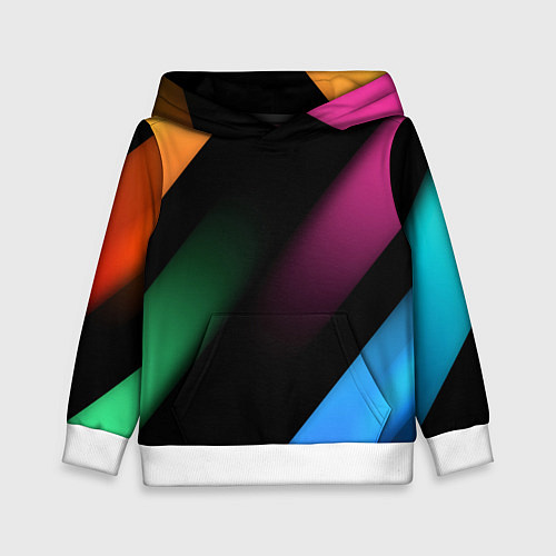 Детская толстовка Multicoloured / 3D-Белый – фото 1