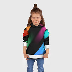 Толстовка-худи детская Multicoloured, цвет: 3D-белый — фото 2