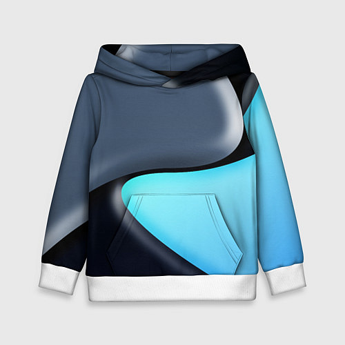 Детская толстовка Разноцветный / 3D-Белый – фото 1