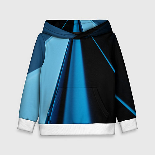 Детская толстовка Black blue / 3D-Белый – фото 1