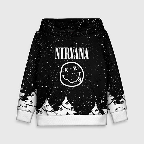 Детская толстовка Nirvana new year rock / 3D-Белый – фото 1