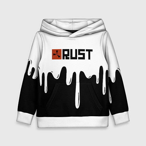 Детская толстовка Rust краски / 3D-Белый – фото 1