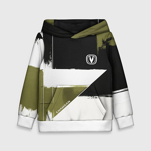 Детская толстовка Changan логотип / 3D-Белый – фото 1