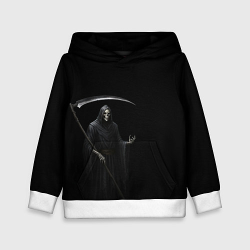 Детская толстовка Memento mortis / 3D-Белый – фото 1