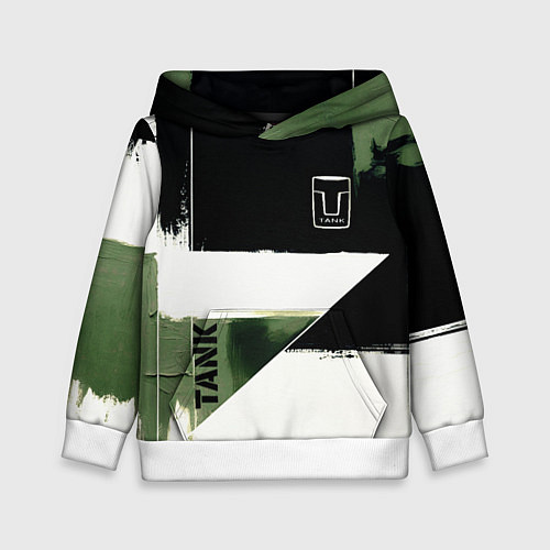 Детская толстовка Tank логотип машины / 3D-Белый – фото 1