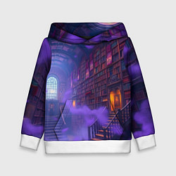 Детская толстовка Таинственная библиотека