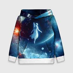 Детская толстовка Космический призрак - неоновое свечение