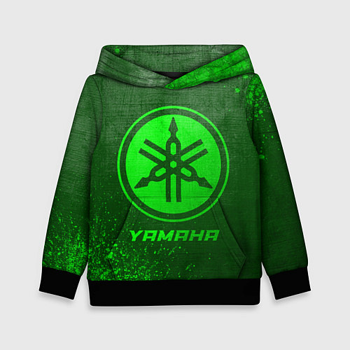 Детская толстовка Yamaha - green gradient / 3D-Черный – фото 1