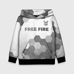 Детская толстовка Free Fire - white gradient посередине