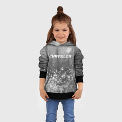 Толстовка-худи детская Chrysler - grey gradient посередине, цвет: 3D-черный — фото 2