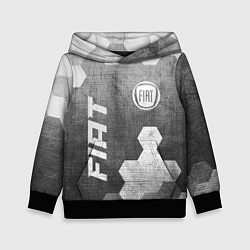 Детская толстовка Fiat - grey gradient вертикально