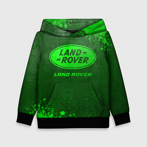 Детская толстовка Land Rover - green gradient / 3D-Черный – фото 1