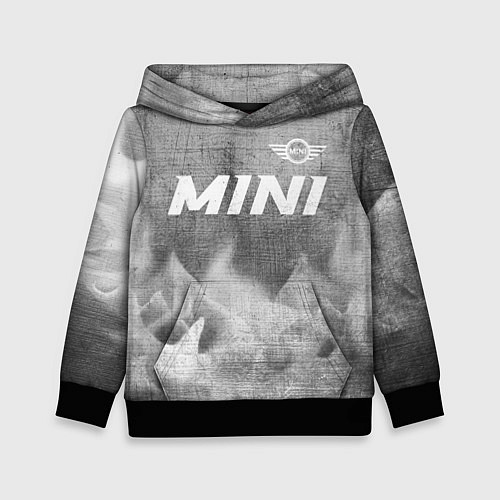 Детская толстовка Mini - grey gradient посередине / 3D-Черный – фото 1