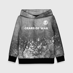 Толстовка-худи детская Gears of War - grey gradient посередине, цвет: 3D-черный
