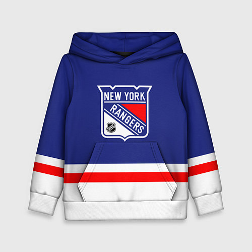 Детская толстовка Нью Йорк Рейнджерс хоккей / 3D-Белый – фото 1