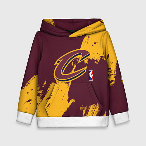 Детская толстовка Cleveland Cavaliers NBA team / 3D-Белый – фото 1