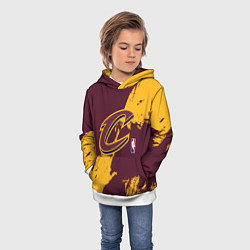 Толстовка-худи детская Cleveland Cavaliers NBA team, цвет: 3D-белый — фото 2