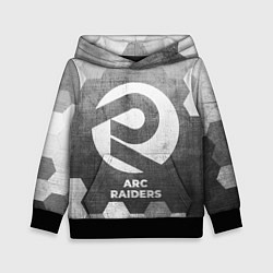 Толстовка-худи детская ARC Raiders - grey gradient, цвет: 3D-черный