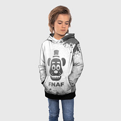 Толстовка-худи детская FNAF - white gradient, цвет: 3D-черный — фото 2