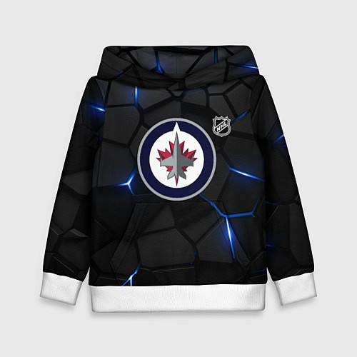 Детская толстовка Виннипег Джетс - НХЛ хоккей / 3D-Белый – фото 1