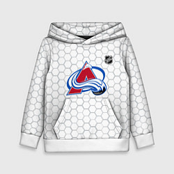 Толстовка-худи детская Колорадо Эвеланш - белые соты, цвет: 3D-белый